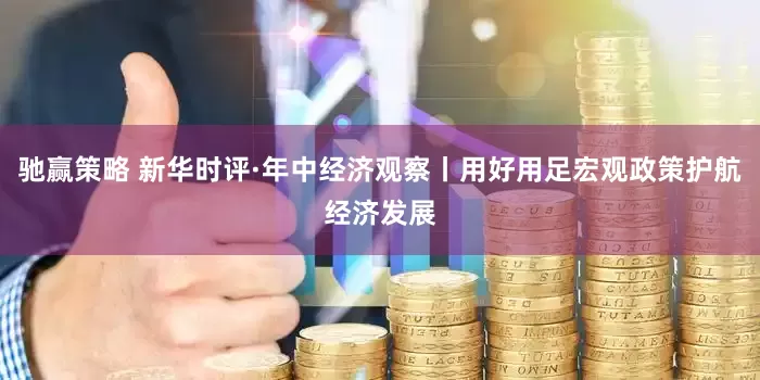 驰赢策略 新华时评·年中经济观察丨用好用足宏观政策护航经济发展